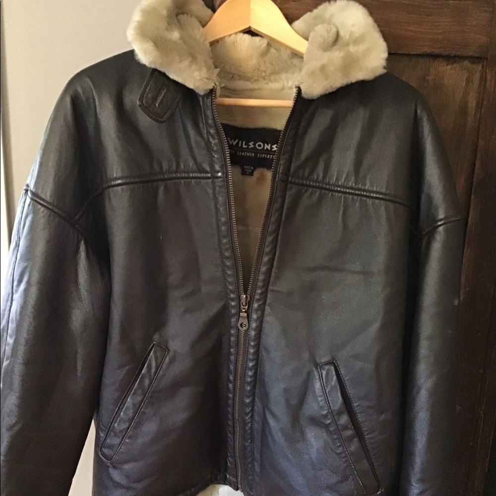 Wilson leather jacket Men’s small